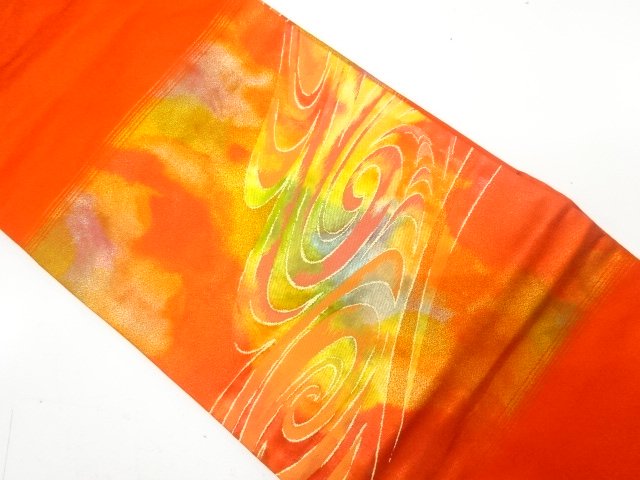 JAPANESE KIMONO / HIKIFOIL / RUNNING WATER PATTERN WEAVING / NAGOYA OB